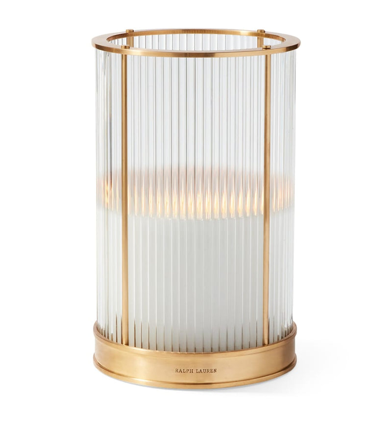 Ralph Lauren Home Medium Allen Hurricane candle holder 30.5cm, imported from the UK