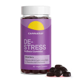 Superdrug Cannaray De-Stress Gummy Mixed Berry Stress Relief Gummies 60 Count- Buy online at McGrocer