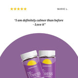 Cannaray De-Stress Gummies mixed berry 60 count (British brand)