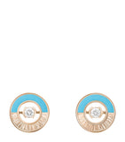 Piaget Possession Palace earrings rose gold turquoise and diamond, imported from the UK