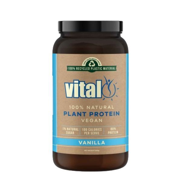 Vital plant protein vanilla powder 500g, imported from the UK
