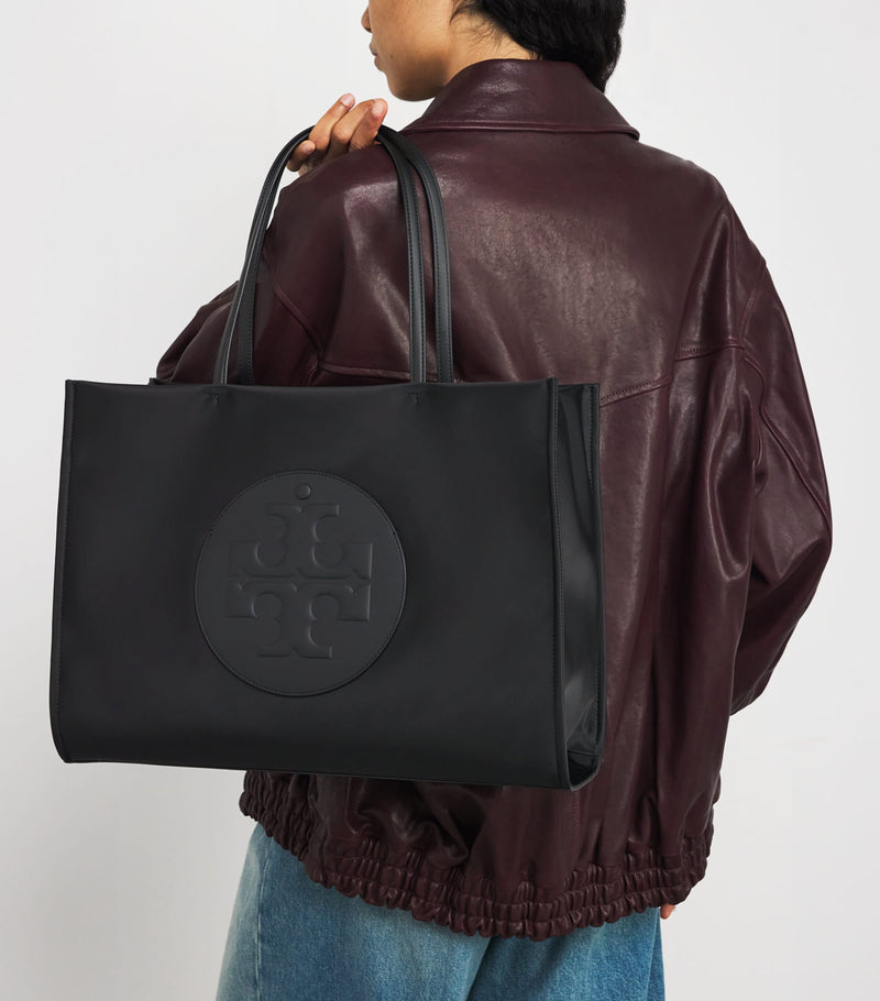 Tory Burch Ella tote bag nylon artificial leather, imported from the UK