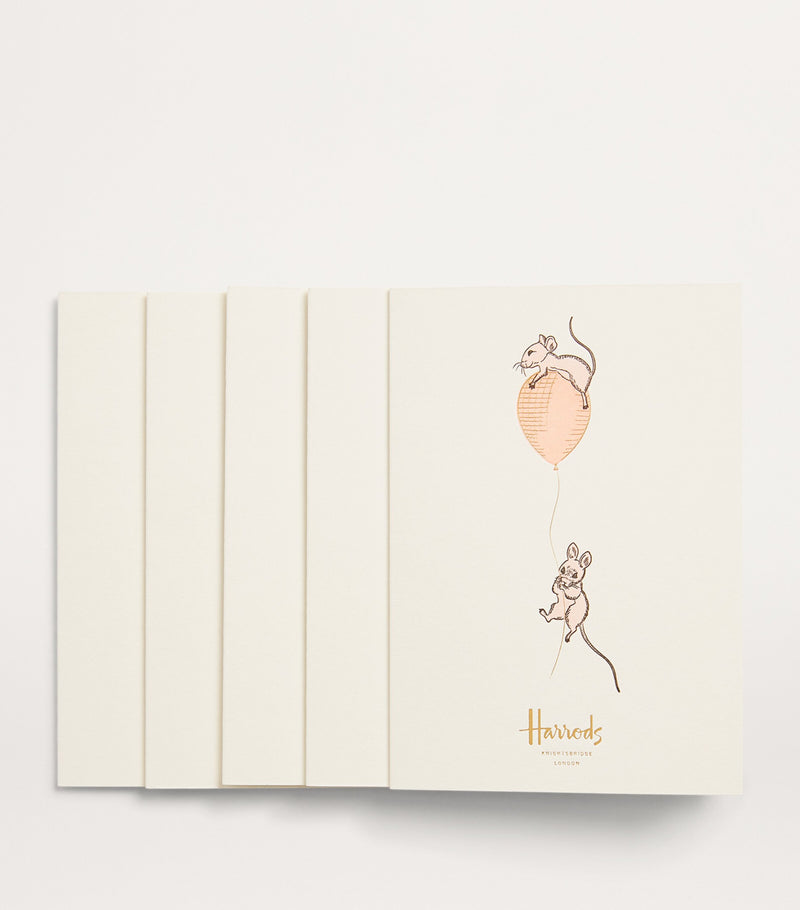 Harrods Mouse Cards pack of 5 - British product