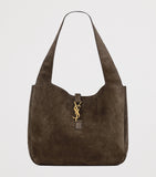Saint Laurent Bea tote bag suede Cassandre monogram - British product