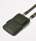 Aspinal of London leather crossbody phone pouch - British product