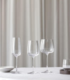 Villeroy & Boch Crystal Afina white wine glasses 125ml (British brand)