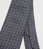 Giorgio Armani featherlight silk geometric tie - British product