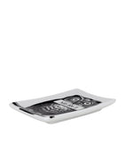 Fornasetti rectangular porcelain ashtray - British product