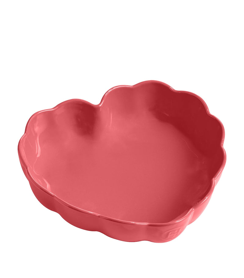 Emile Henry heart-shaped ceramic baking dish 26.5cm, imported from the UK