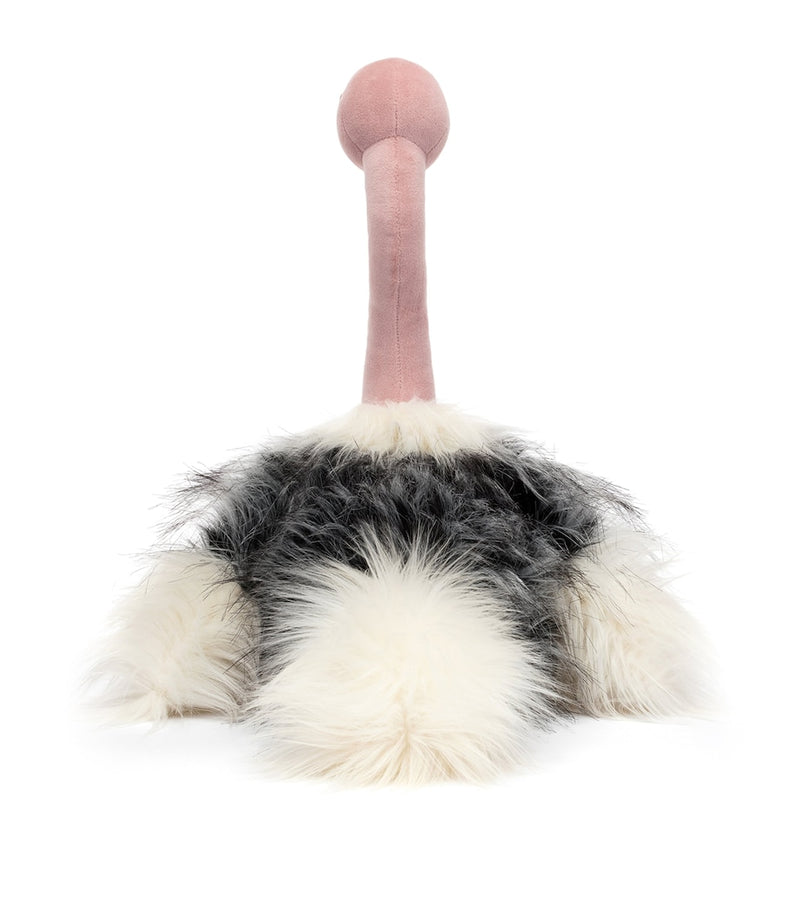 Feathered Ostrich Soft Toy for Children Aged 12 Months and Up