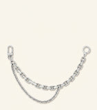 Louis Vuitton label chain belt (British brand)