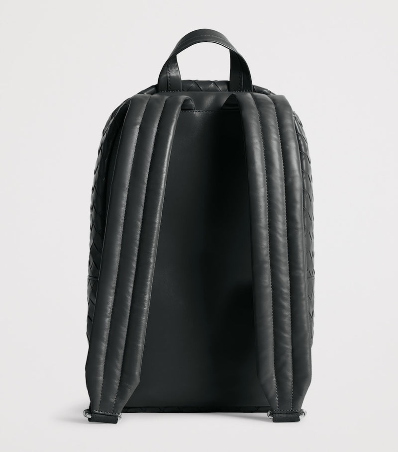 Bottega Veneta Small Intrecciato Leather Backpack, UK version