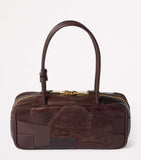 Miu Miu leather Beau patchwork top-handle bag, UK version
