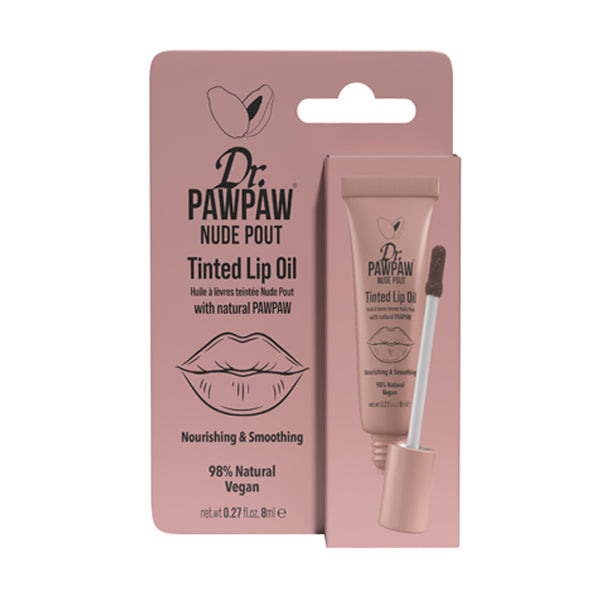 Dr Pawpaw Nude Pout Tinted Lip Oil 8ml - British product