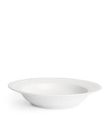 Harrods Royal Copenhagen White Fluted Deep Porcelain Plate 21cm- Buy online at McGrocer