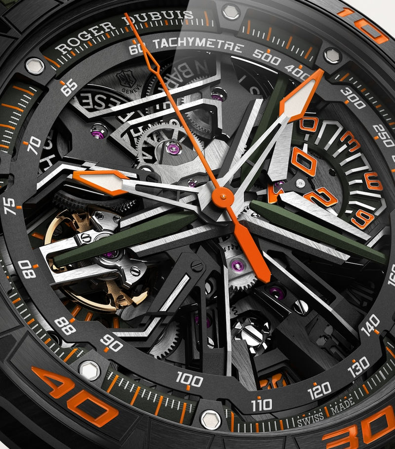 Roger Dubuis Excalibur Spider carbon watch 45mm (British brand)