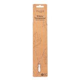Superdrug Myga Silver Plated White Turquoise Pendant Necklace 45cm- Buy online at McGrocer