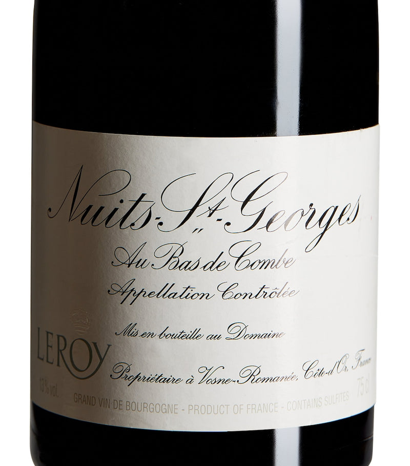 Domaine Leroy Nuits-Saint-Georges Aux Bas de Combe 2013 Burgundy red wine 75cl - British product