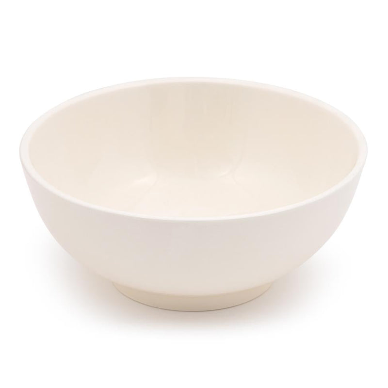 White ceramic noodle bowl 8 inch, imported from the UK