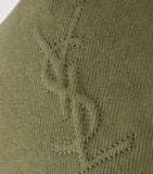 Saint Laurent Cassandre logo cap in cotton - British product