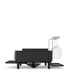 Simplehuman steel frame dish rack with rotating spout (British brand)