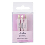 Superdrug Studio London 3 Mini Stainless Steel Tweezers- Buy online at McGrocer