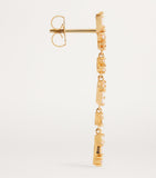 Suzanne Kalan yellow gold diamond Sparkler drop earrings, UK version