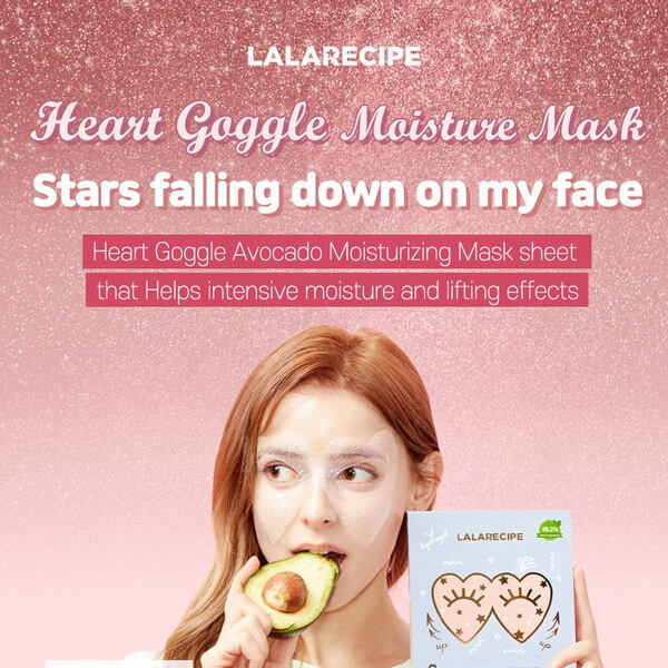 Lalarecipe Heart Goggle Moisture Mask Eye Variant, UK version
