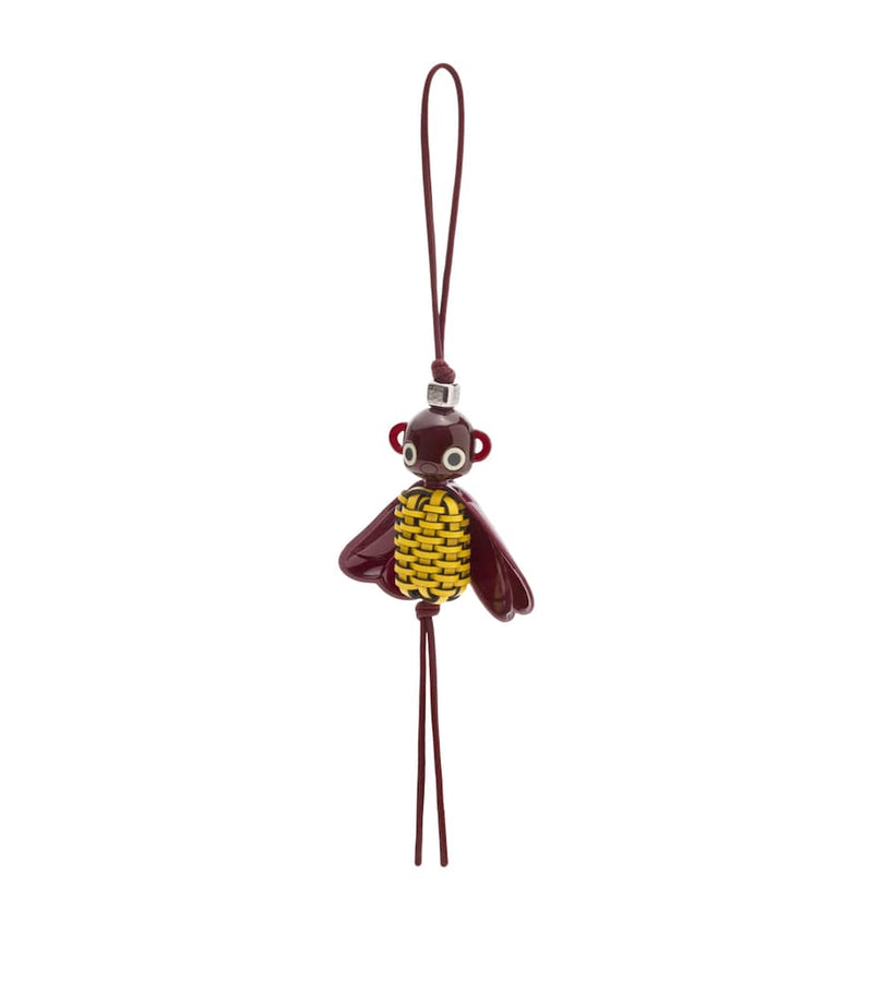 LOEWE Blombee charm resin and calfskin H26cm - British product