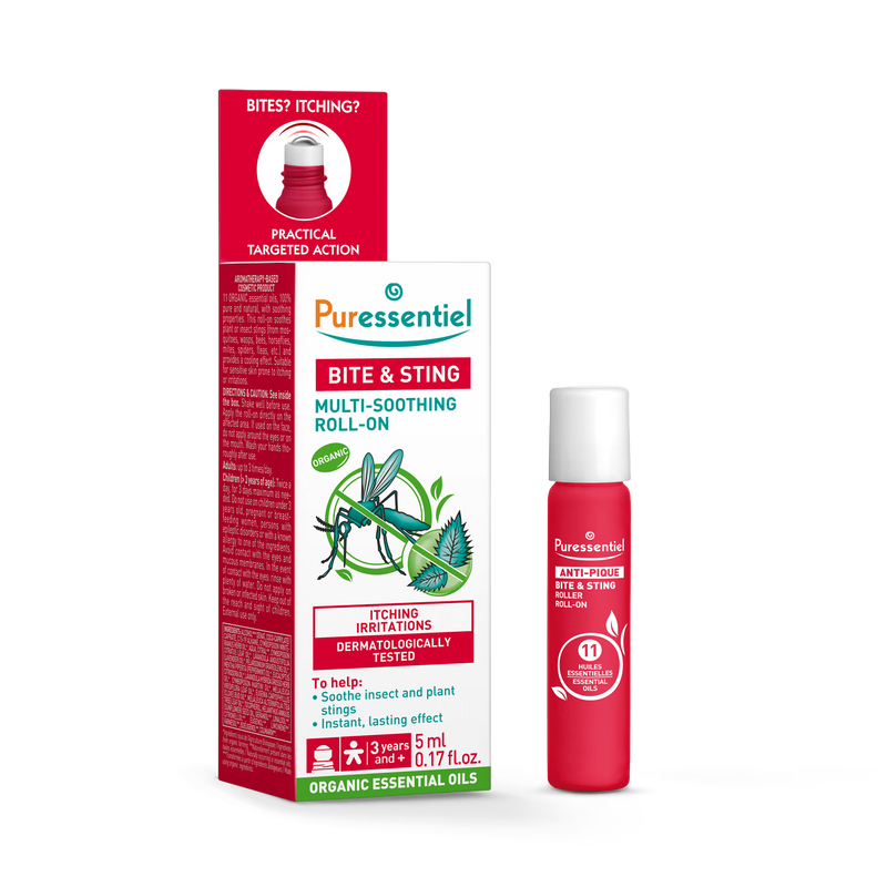 Puressentiel bite and sting multi-soothing roll-on 5ml, UK version