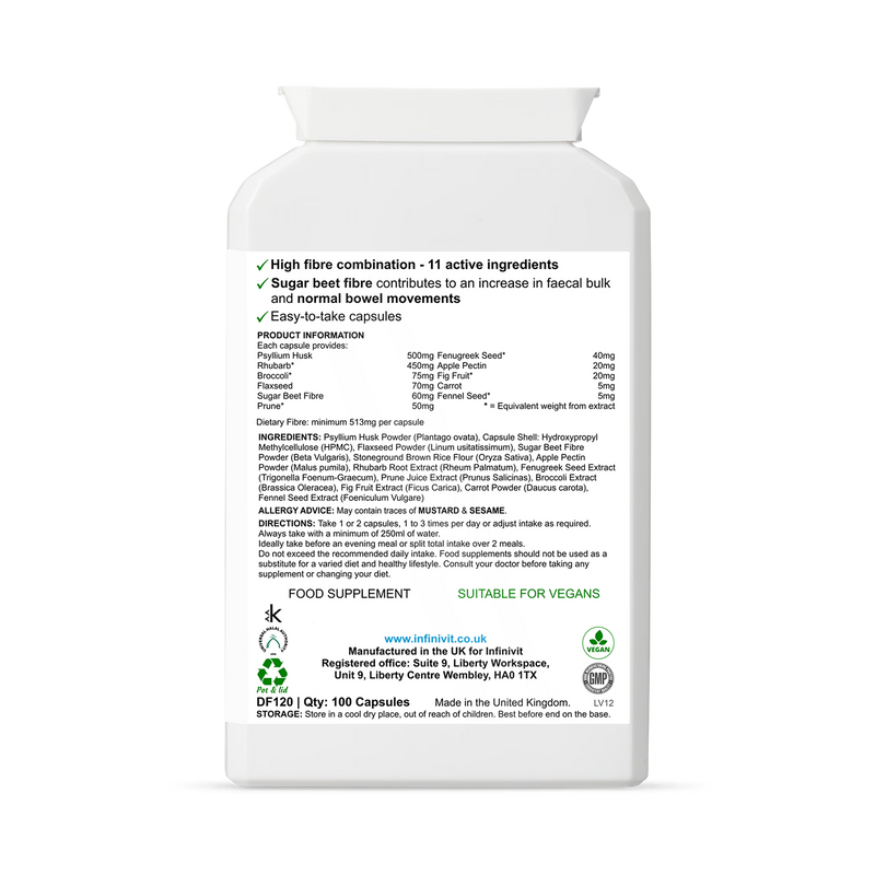 InfiniVit multi fibre complex capsules 100 count, UK version