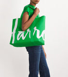 Harrods Large Cotton Tote Bag with logo, UK version
