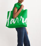 Harrods Large Cotton Tote Bag with logo, UK version