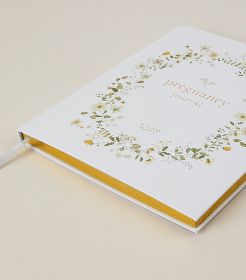 Blush and Gold pregnancy journal - British product