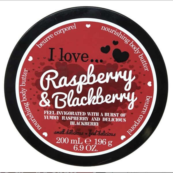 I Love Raspberry Blackberry Body Butter 200ml - British product
