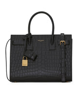 Harrods Saint Laurent Croc-Embossed Sac de Jour Tote Handbag- Buy online at McGrocer