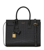 Saint Laurent Sac de Jour croc-embossed leather tote (British brand)