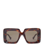 LOEWE Bevelled Square Sunglasses acetate frame, imported from the UK
