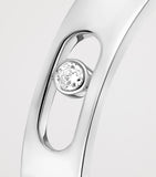 Messika Move Joaillerie white gold wedding ring with diamond, UK version