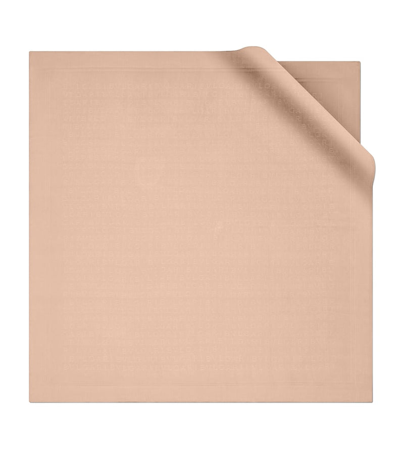 Bvlgari Lettere maxi silk scarf 140cm, UK version