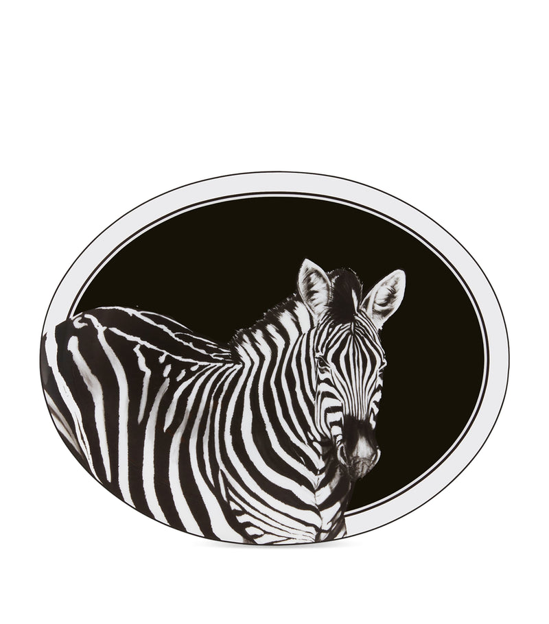 Dolce&Gabbana Casa porcelain zebra serving plate 45.5cm - British product