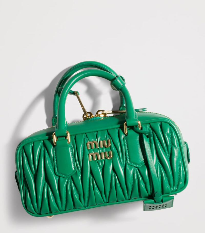 Miu Miu Arcadie top-handle bag in nappa leather, UK version