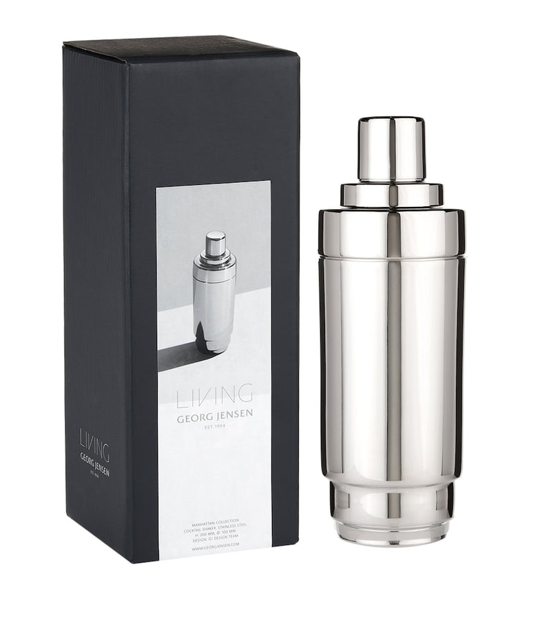 Georg Jensen Manhattan cocktail shaker, UK version