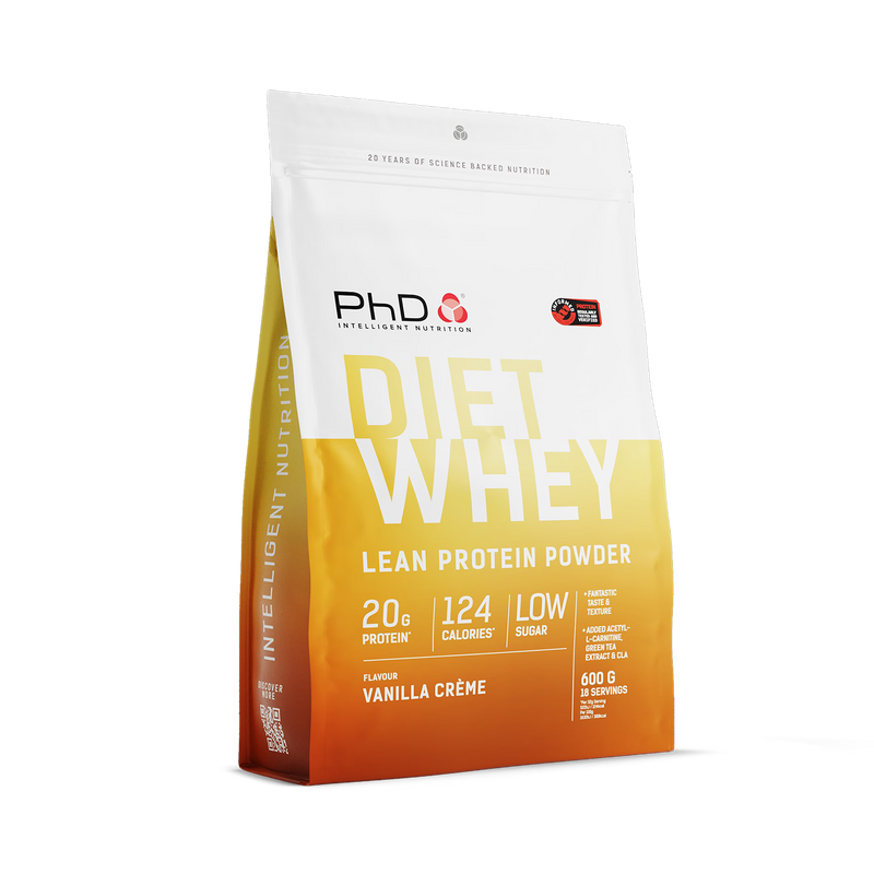 PhD Diet Whey Protein vanilla creme powder 600g, British product