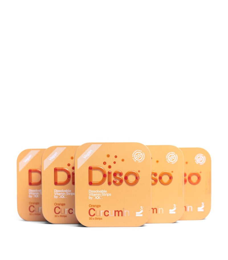 OQO DISO Curcumin Vitamin Strips 30 Strips, imported from the UK