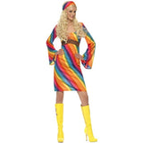 Superdrug Smiffys Rainbow Hippie Costume- Buy online at McGrocer