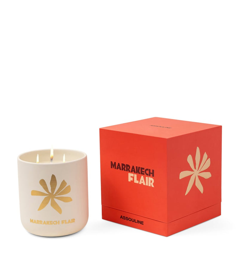 Assouline Marrakech Flair scented candle 1kg - British product