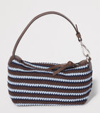 Miu Miu crochet stripe shoulder bag (British brand)