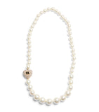 Valentino Garavani Coeur Royal beaded necklace with crystals - British product