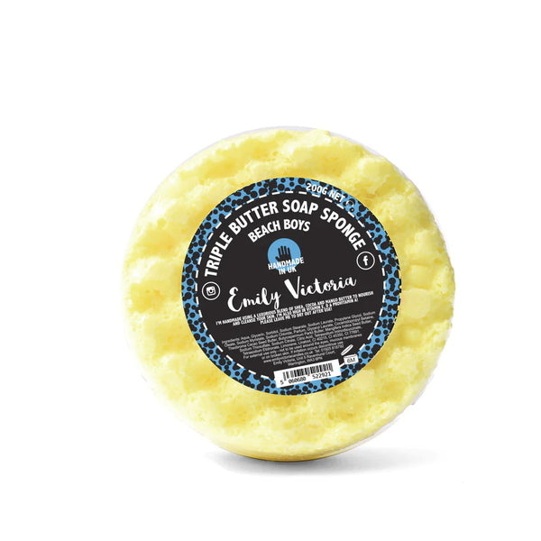 Emily Victoria Triple Butter Soap Sponge Beach Boys - British product